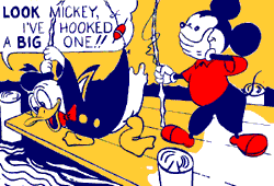 Tableau Look Mickey par Roy Lichtenstein